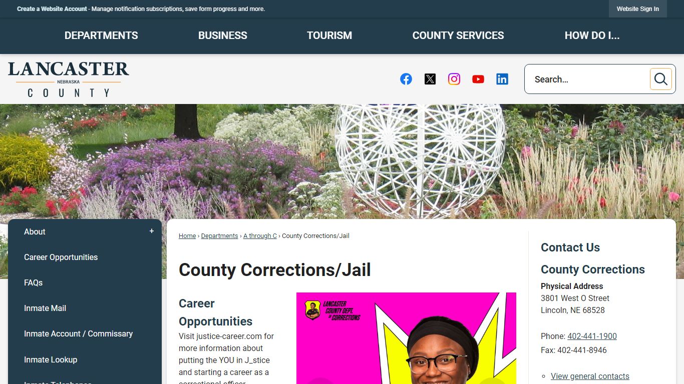 County Corrections/Jail | Lancaster County, NE